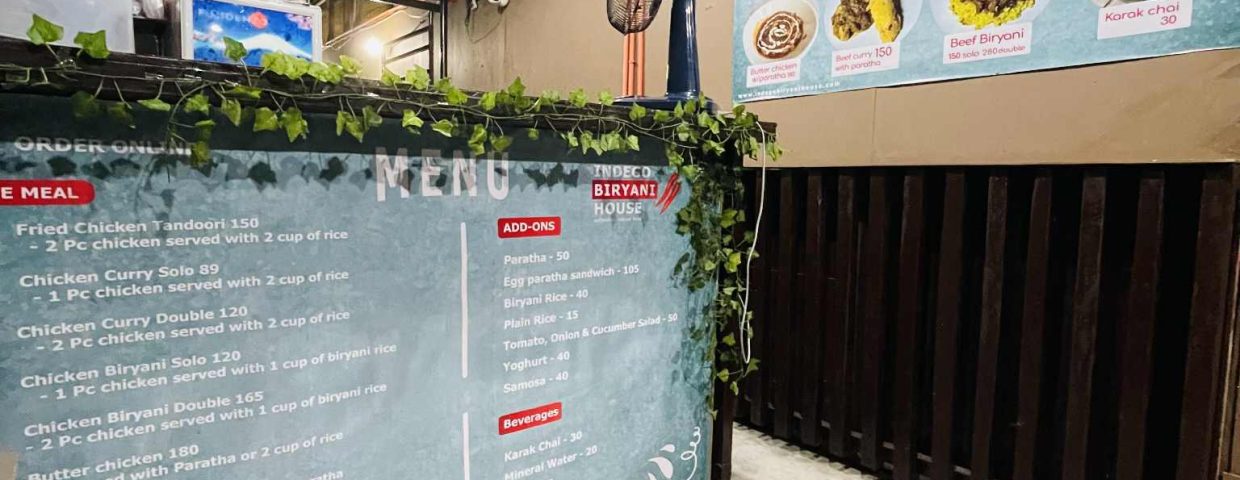 Indego Biryani House Now Open in Samal Island, Igacos — The Only Indian Restaurant on the Island